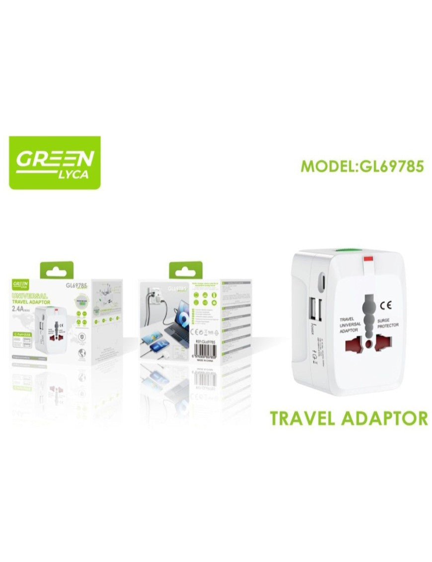 ADAPTADOR VIAJE USB