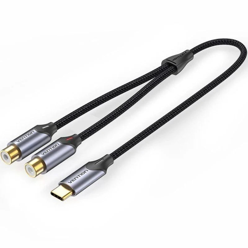 CABLE USB-C A 2RCA
