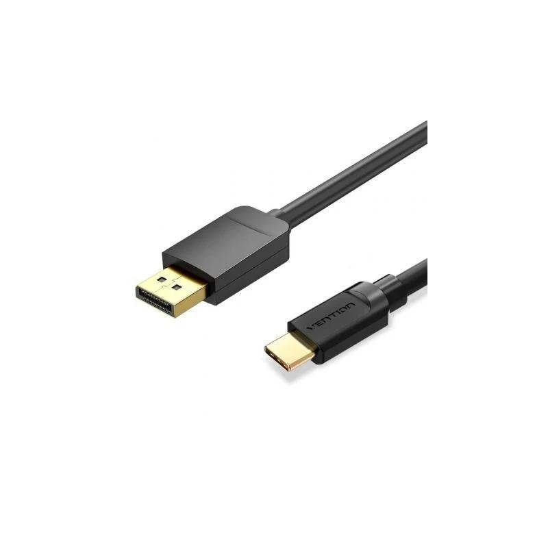 CABLE CONVERSOR VENTION USB-C/M - DISPLAYPORT/M 2M BLACK
