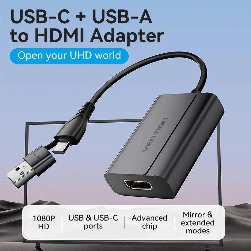 CONVERSOR USB-C/USB A HDMI