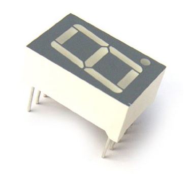 DISPLAY LED 1 DIGITO 7 SEGMENTOS ROJO