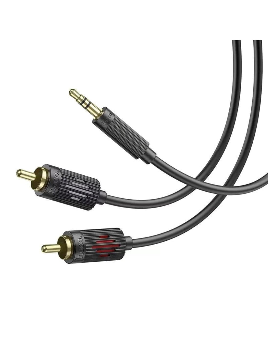 CABLE AUDIO 2RCA / JACK 3.5MM 1.5 METROS