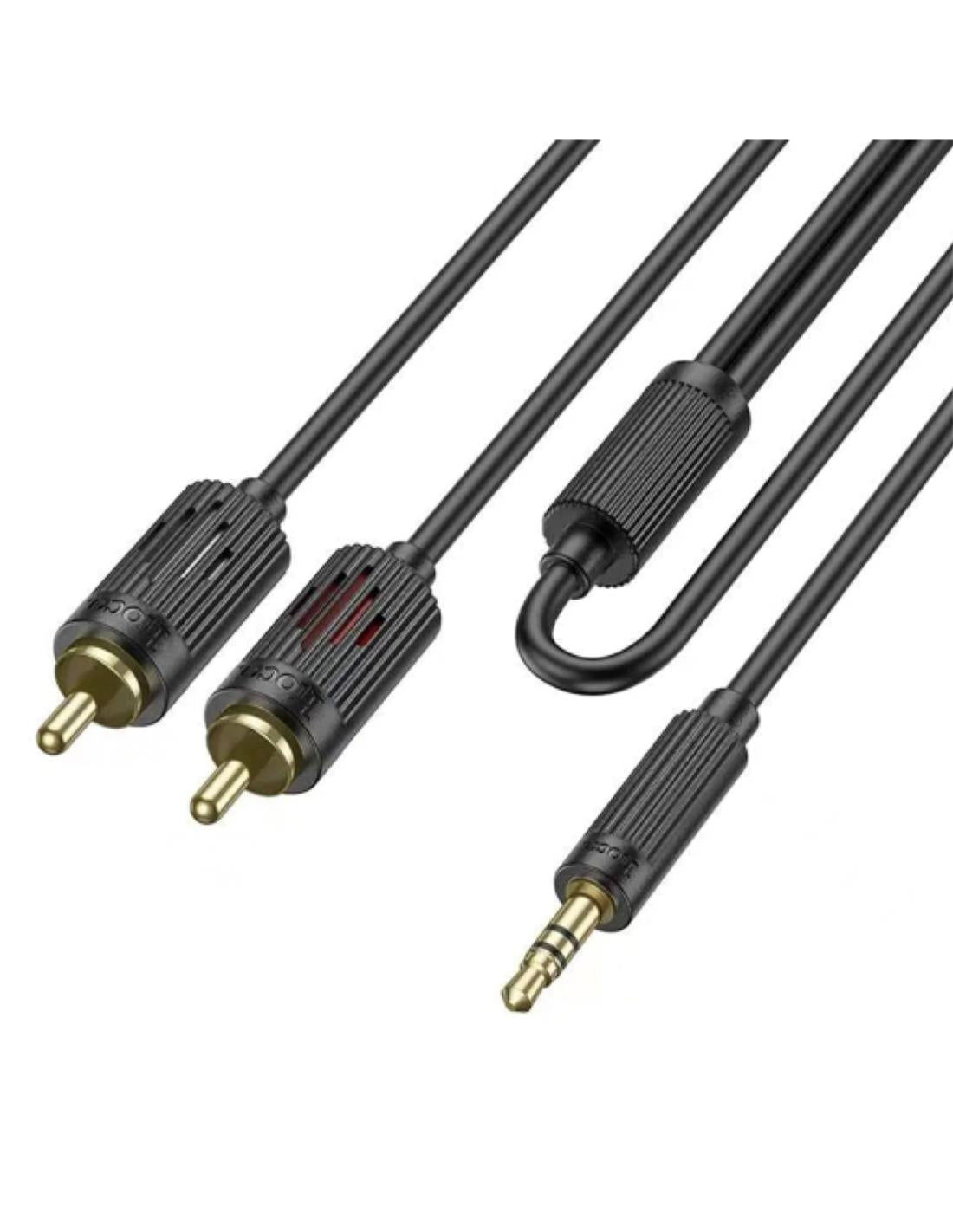 CABLE AUDIO 2RCA / JACK 3.5MM 1.5 METROS