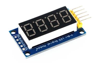 MODULO DISPLAY LED 0,4" 4 DIGITOS ROJO 5 PINES