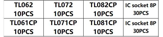 KIT 60 PIEZAS IC DIP-8