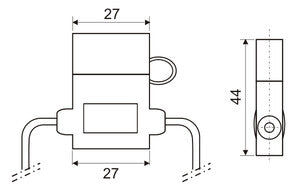 PORTAFUSIBLE AUTOMOVIL TIPO LAMINA