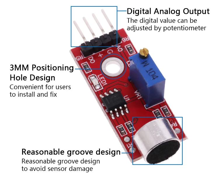 MODULO SENSOR MICROFONO