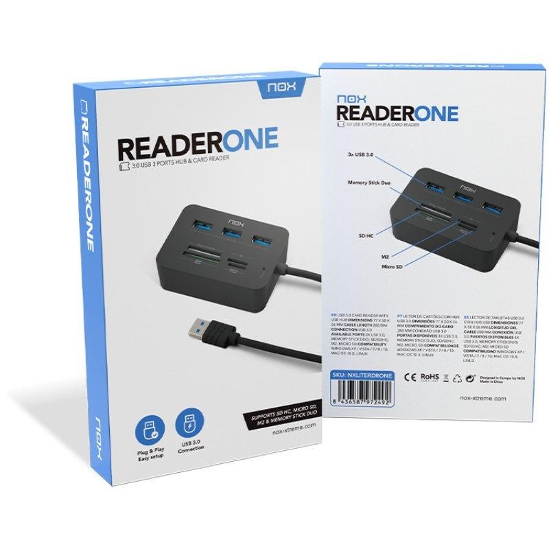 LECTOR DE TARJETAS HUB USB