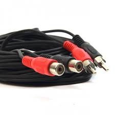CABLE PROLONGADOR 2RCA M/H 1,2M