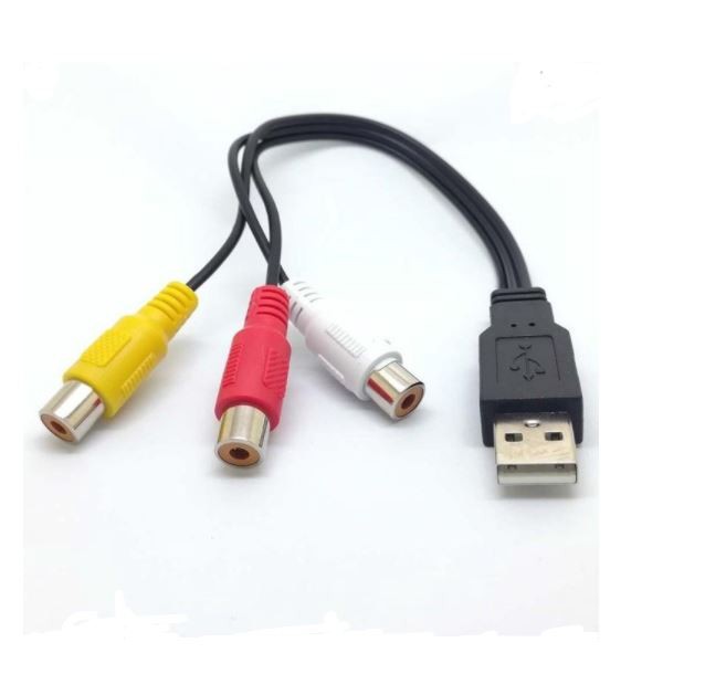 ADAPTADOR USB 3RCA