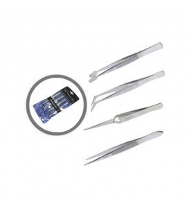 SET 4 PINZAS PRECISION