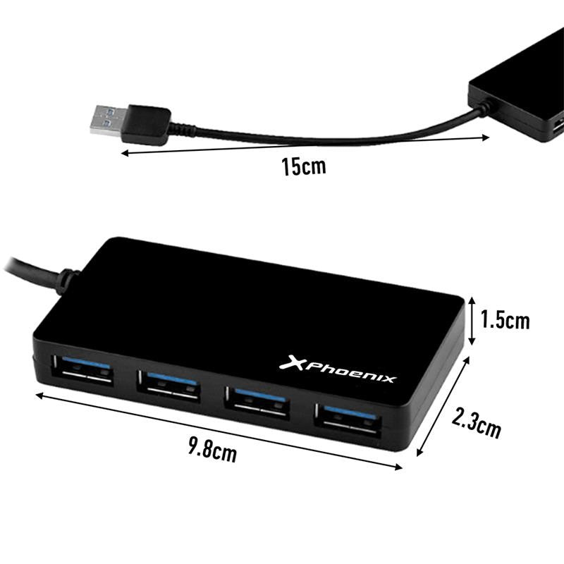 HUB USB 3.0 4 PUERTOS PHOENIX