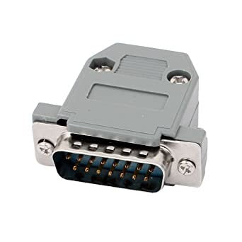 CONECTOR DB15 M CON CARCASA