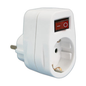 ADAPTADOR 1 TOMA CON INTERRUPTOR 16A