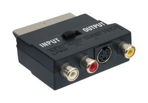 ADAPTADOR EUROCONECTOR / 3RCA IN/OUT