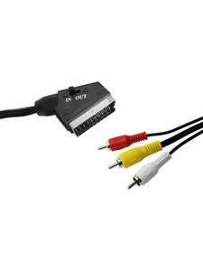 CABLE EUROCONECTOR 3RCA