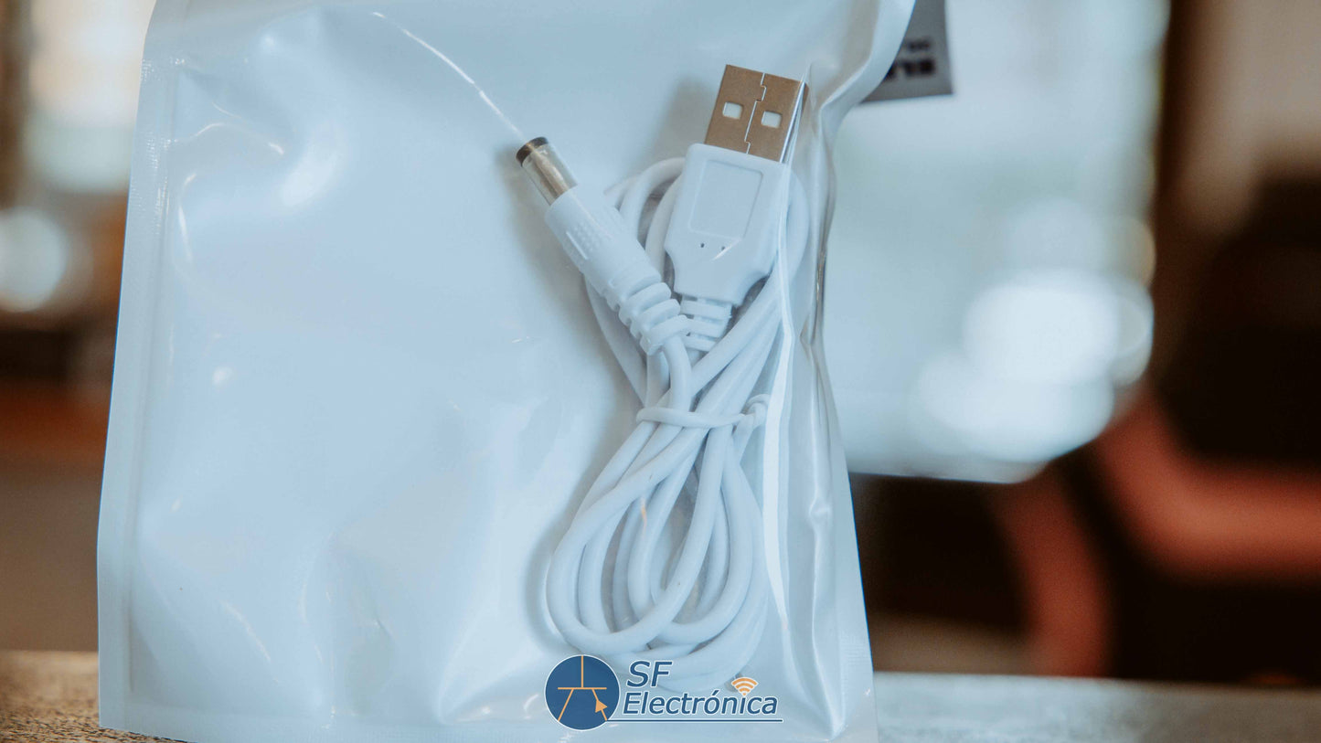 CABLE USB AM A ADAPTADOR DC 2.1 1 METRO