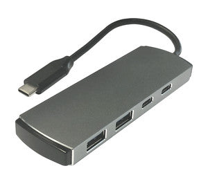 HUB USB-C 2xUSB 2xUSB-C AM