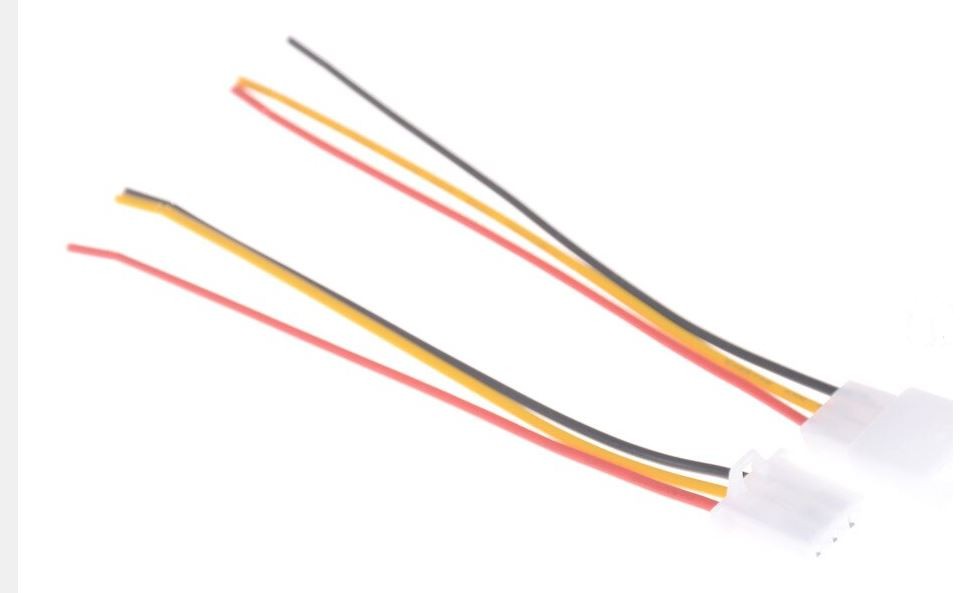 CONECTOR 3 PINES MACHO/HEMBRA 15CM