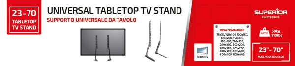 SOPORTE TV DE MESA UNIVERSAL - SUPSTV018