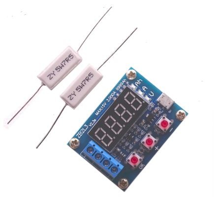 MEDIDOR CAPACIDAD BATERÍA 1,2V 12V 18650
