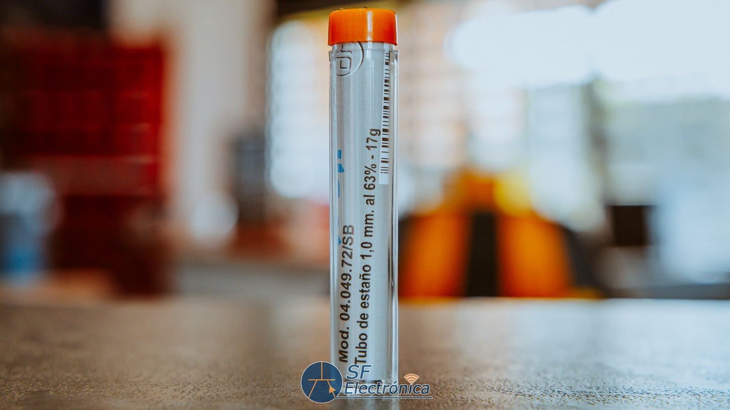 TUBO ESTAÑO 1,0MM AL 63% 17GR