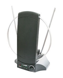 ANTENA INTERIOR TV PORTÁTIL CON AMPLIFICADOR