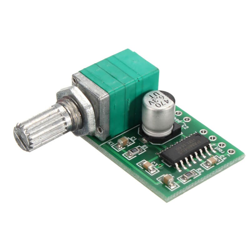 MINI PLACA AMPLIFICADORA DIGITAL 5V POTENCIÓMETRO DE INTERRUPTOR