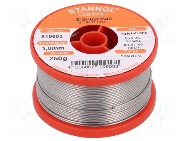 ESTAÑO 1MM 250GR