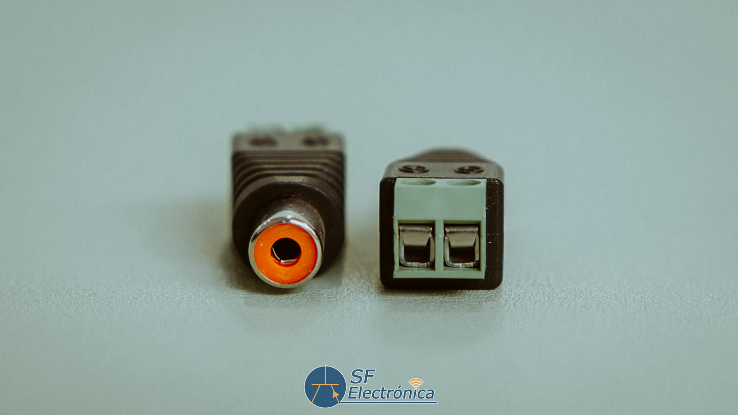 CONECTOR RCA HEMBRA CCTV