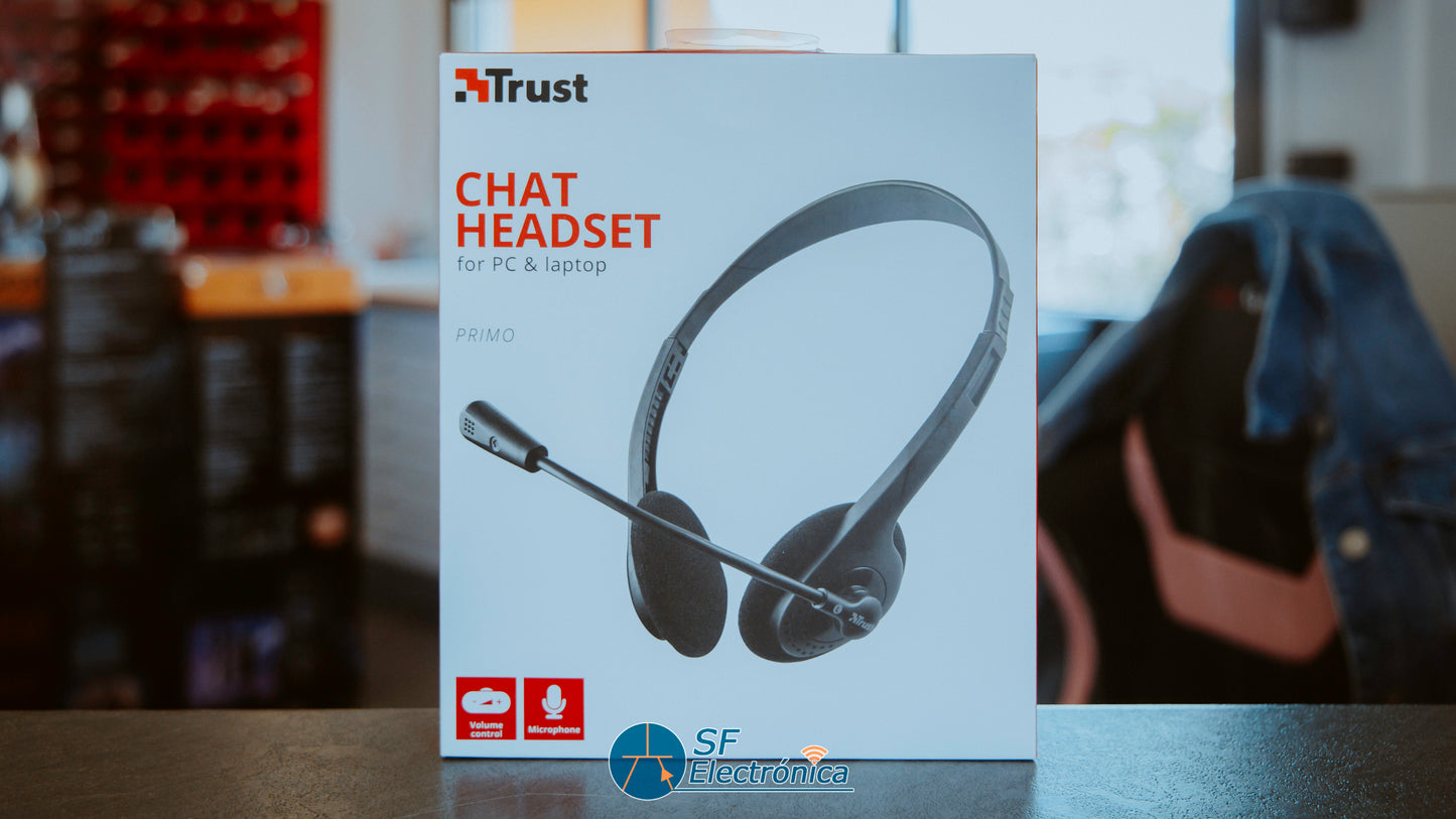 AURICULARES + MICRÓFONO TRUST