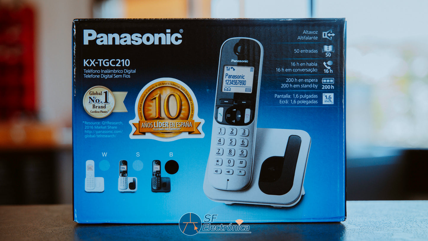 TELEFONO DECT PANASONIC KX-TGC210SPB