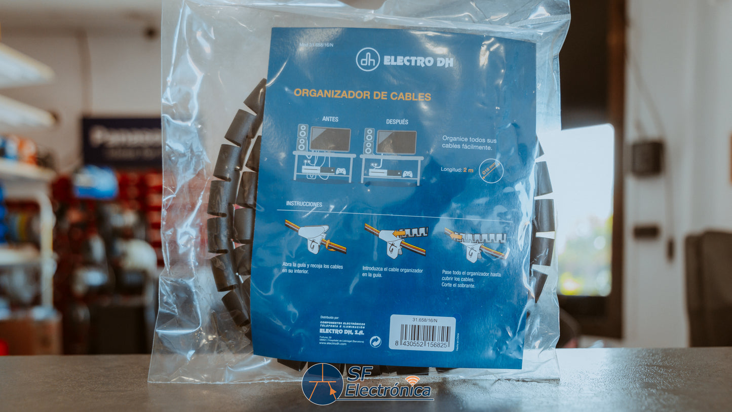 ORGANIZADOR CABLES 2M