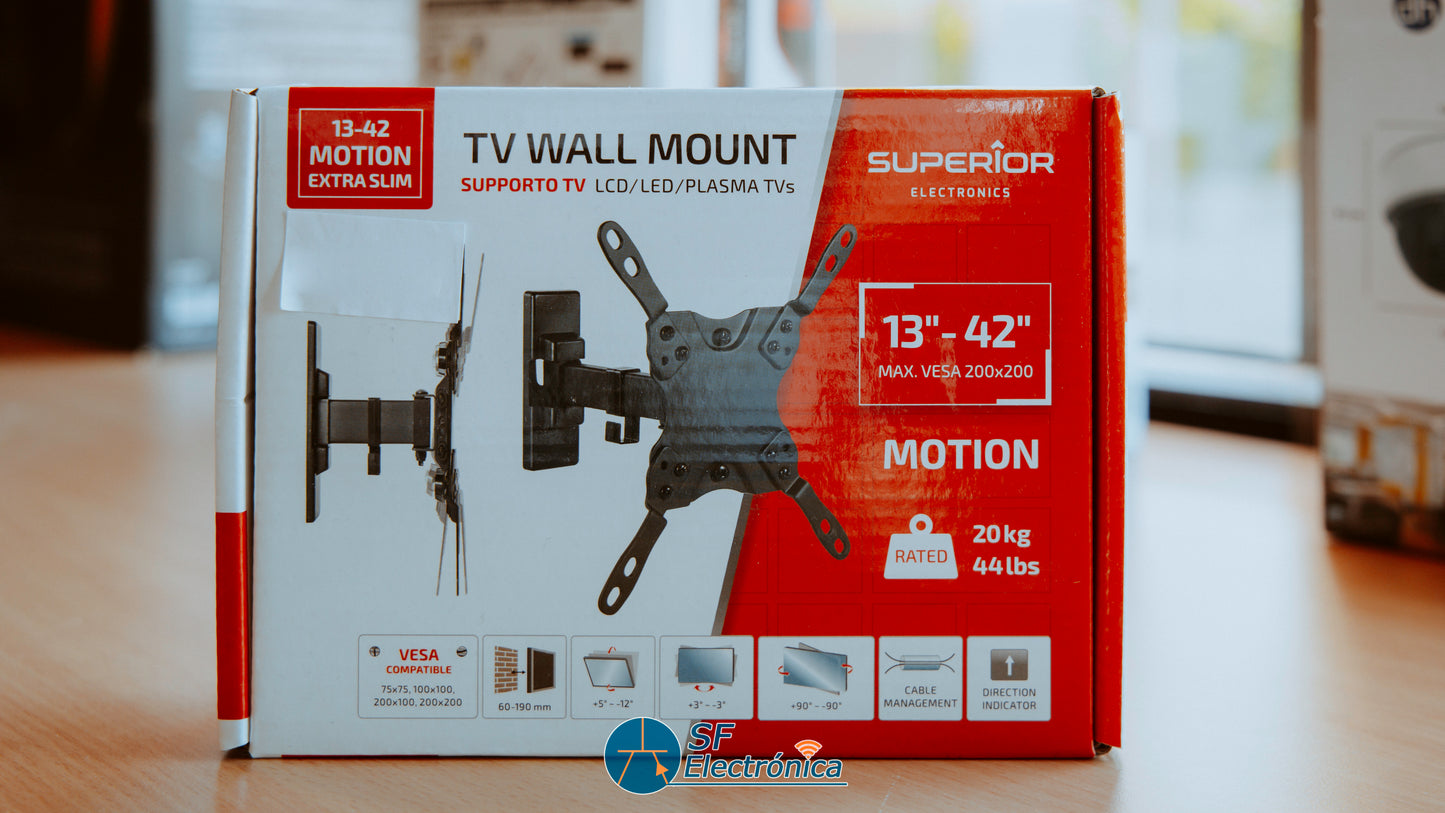 SOPORTE TV 13-42" - 20 KG - SUPSTV009