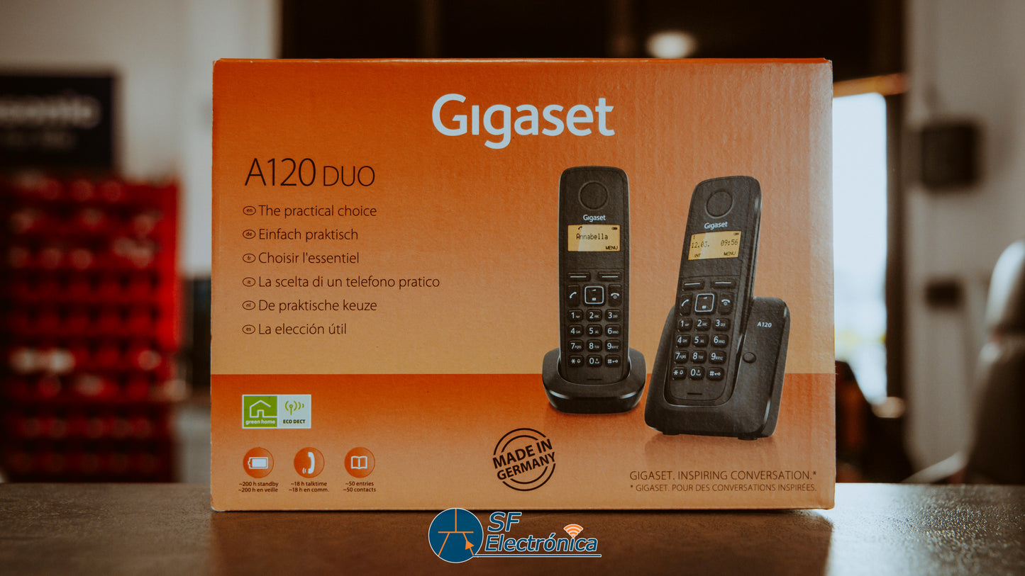 TELÉFONOS DUO GIGASET A120DUO