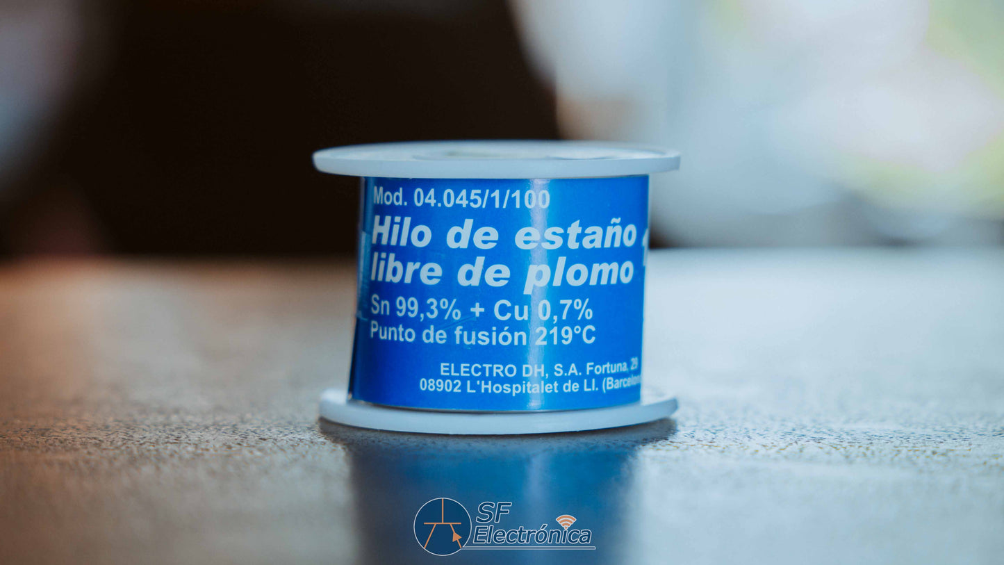 ESTAÑO LIBRE PLOMO 1MM 100GR