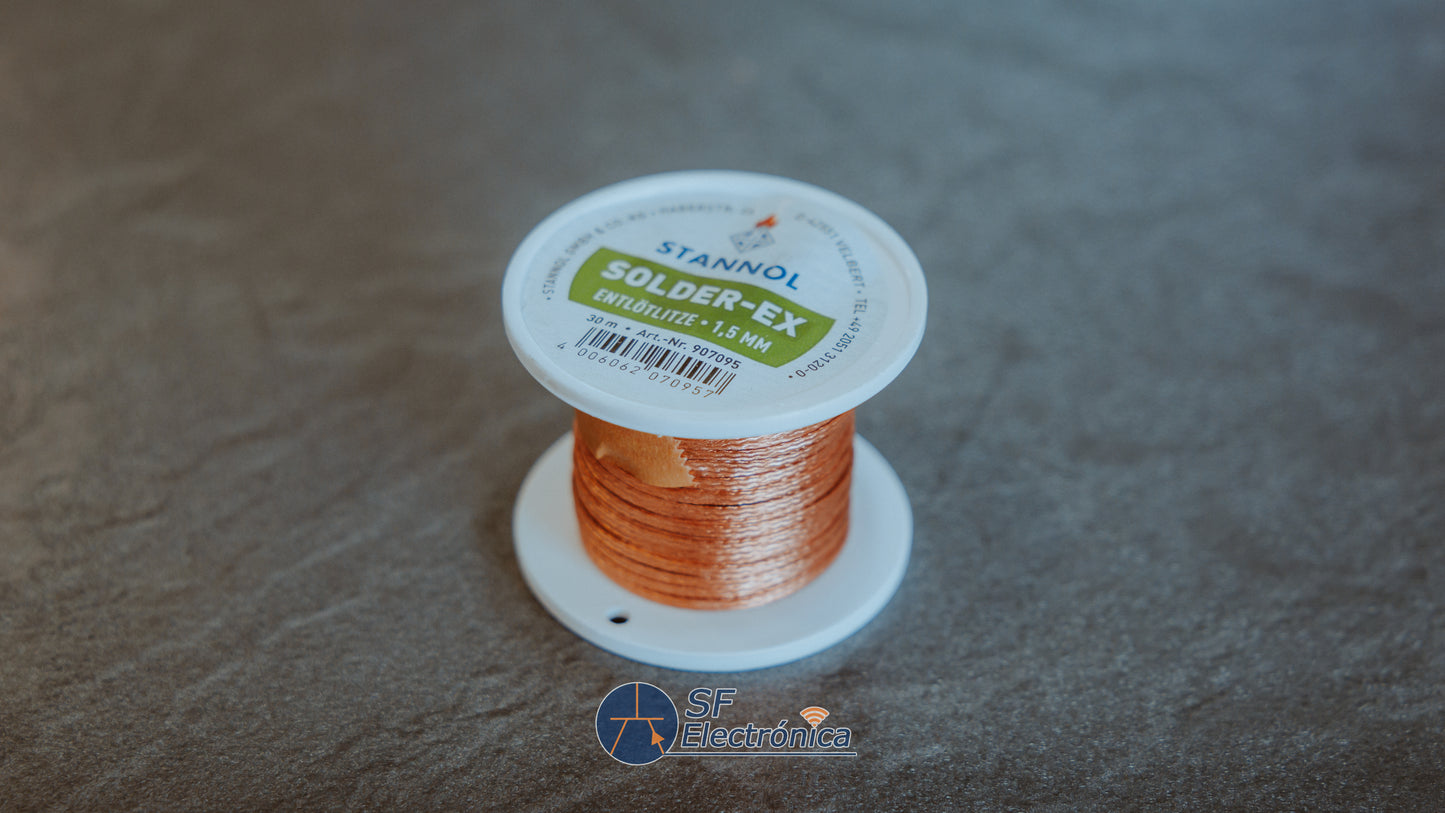 MALLA DESOLDADORA 1,5MM 30M