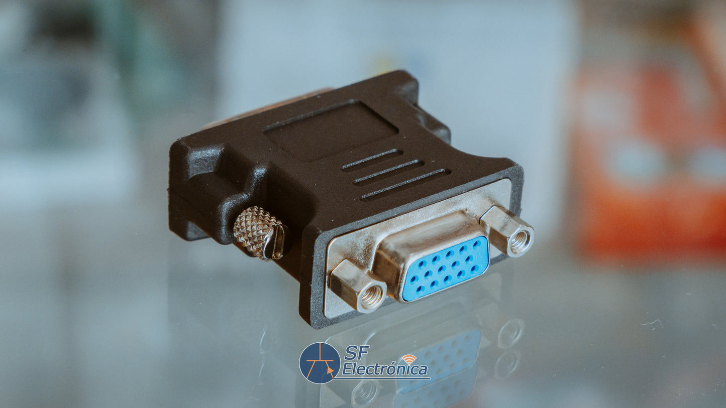 ADAPTADOR DVI 24+5/M - VGA HDB15/H