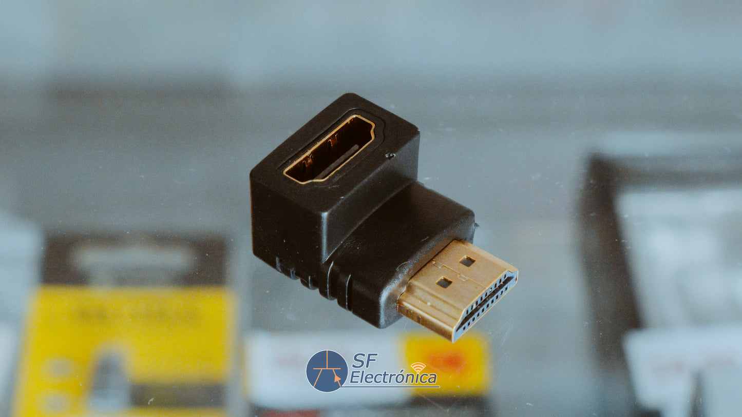 ADAPTADOR HDMI ACODADO M/H