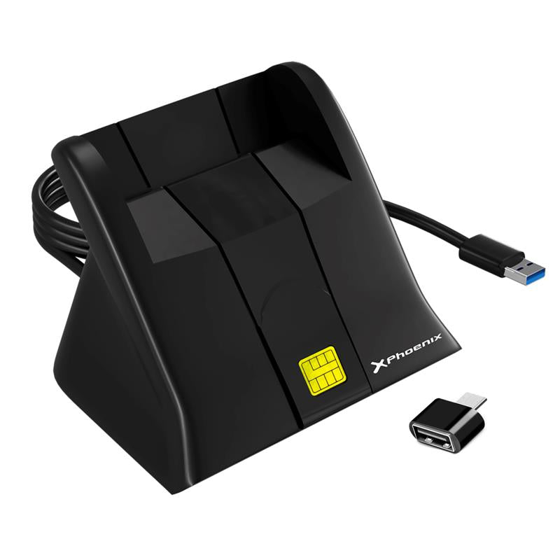 LECTOR DE TARJETAS DNIE USB + ADAPTADOR USB-C