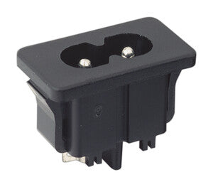 CONECTOR CHASIS TIPO 8 SOLDABLE