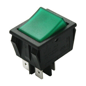 CONMUTADOR LUMINOSO C/N T/V FASTON VERDE