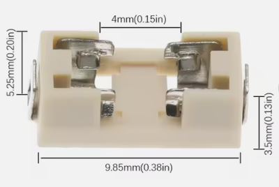 PORTAFUSIBLE SMD 1808