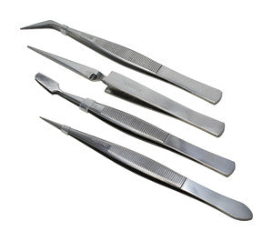 SET 4 PINZAS PRECISIÓN