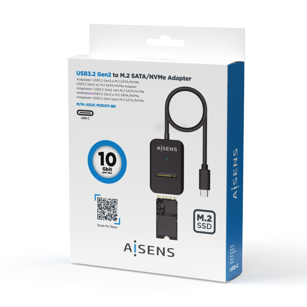 ADAPTADOR DOCK USB-C 3.1 - M.2 SATA/NVME