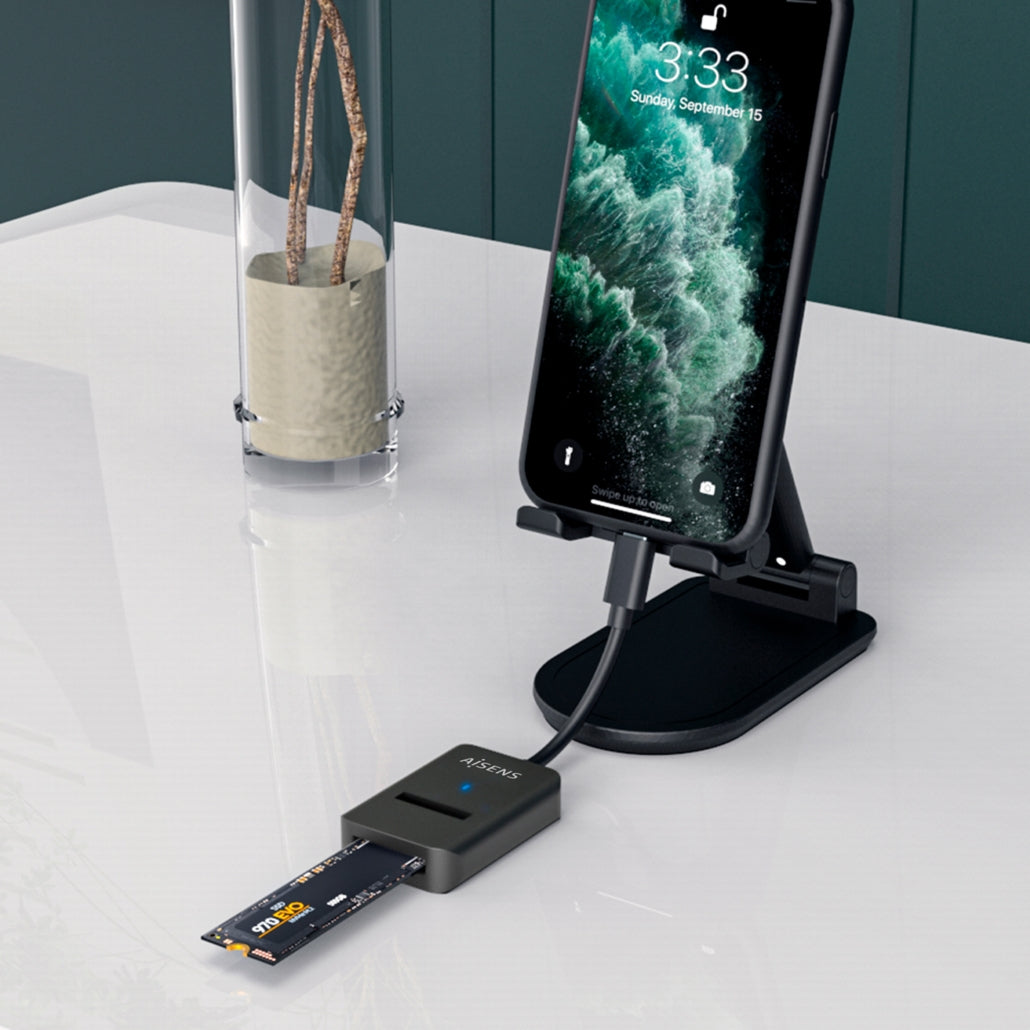 ADAPTADOR DOCK USB-C 3.1 - M.2 SATA/NVME