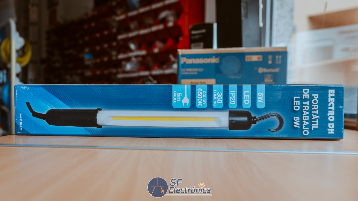 LAMPARA TRABAJO LED CON CABLE