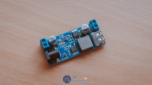 MODULO REGULADOR POTENCIA USB AJUSTABLE DC-DC