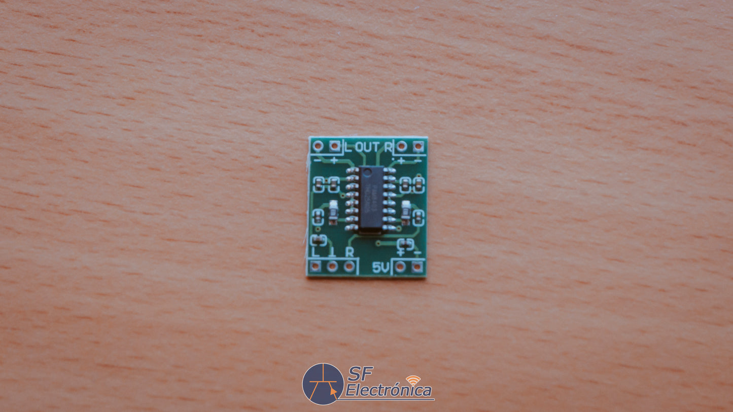 PLACA AMPLIFICADORA DIGITAL 5V PAM8403 PCB