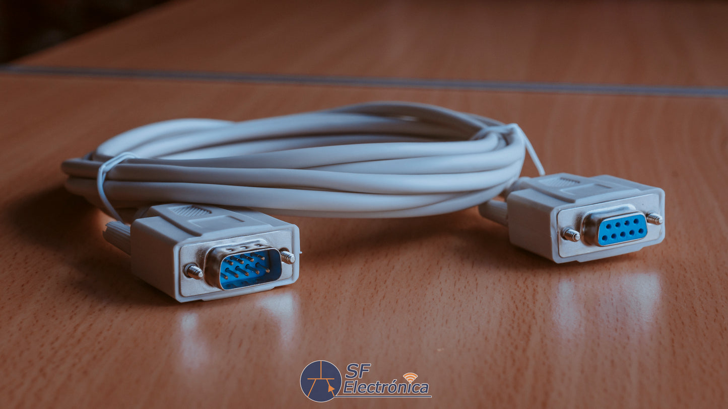 CABLE SERIE RS232 DB9 M/H